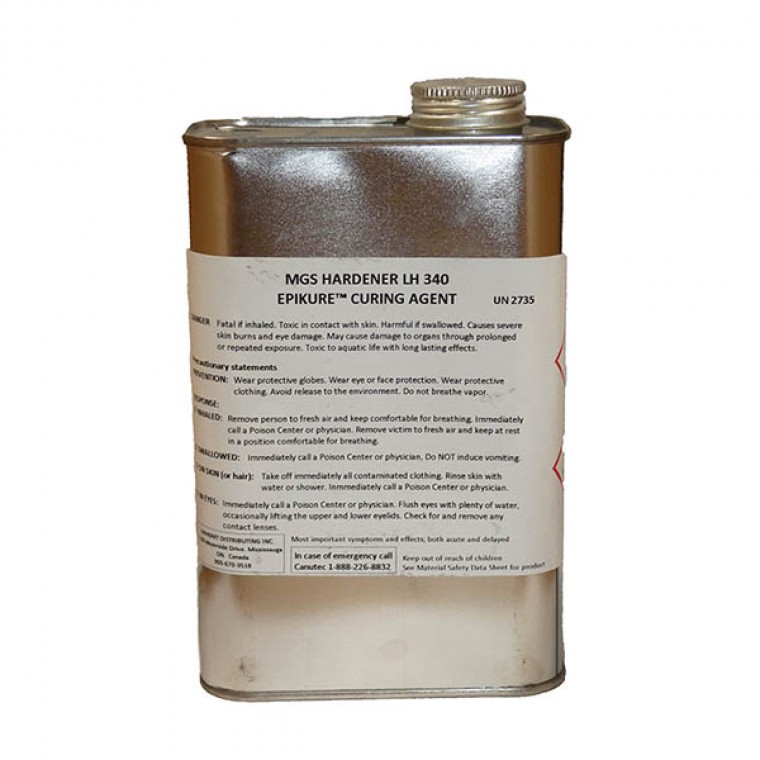 01-41106 H340S MGS Hardener Quart Slow