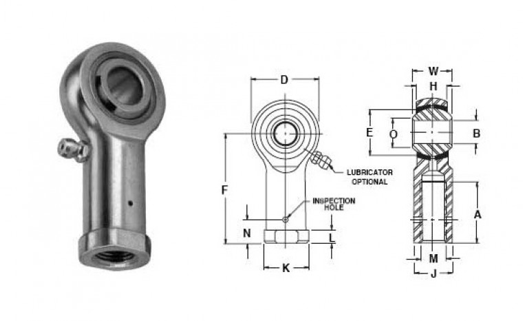 FL34-14M Rod End Bearing FL34-14M