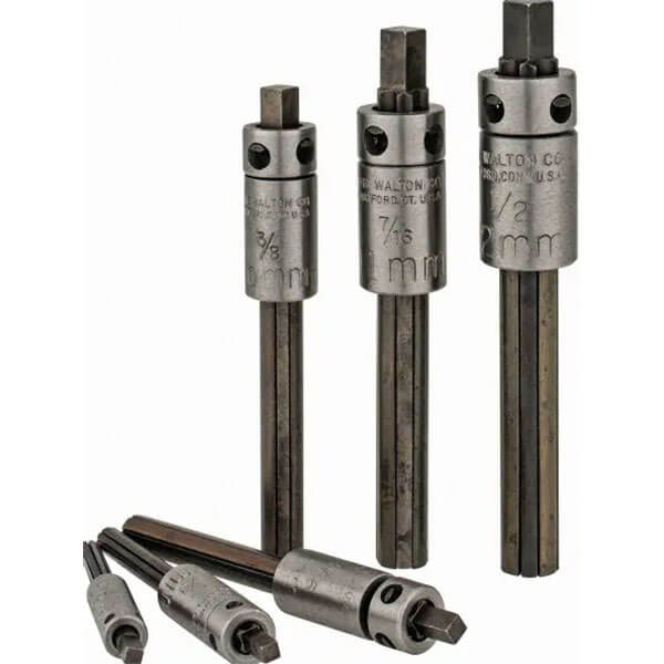 Walton S 6PCS. Damaged Stripped Screw Extractor Kit For Broken Tap Extractor