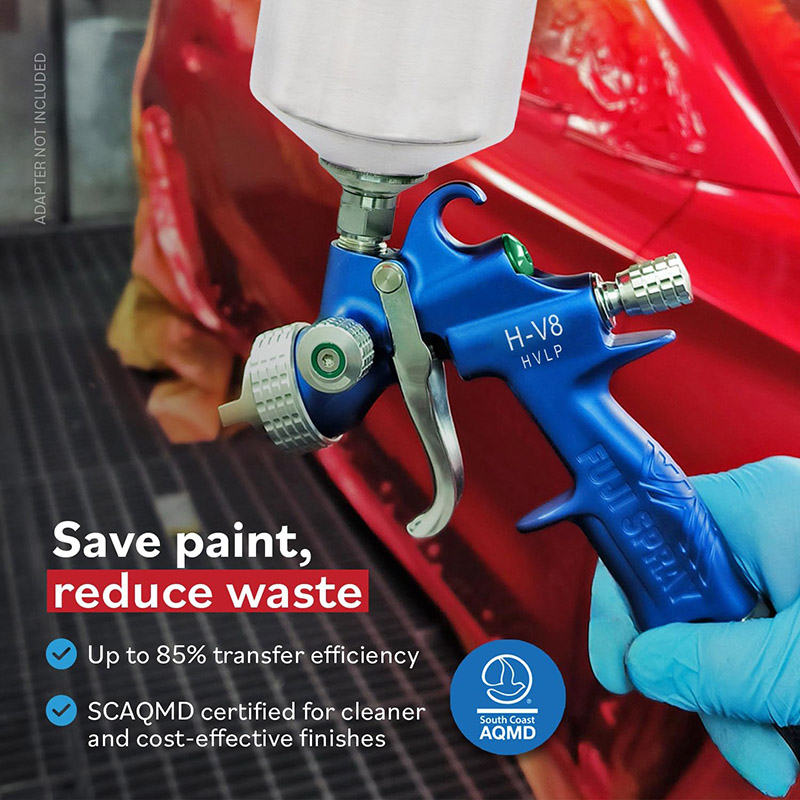 Fuji Spray H-V8™ HVLP Spray Gun with 600cc Nylon Cup | Aircraft
