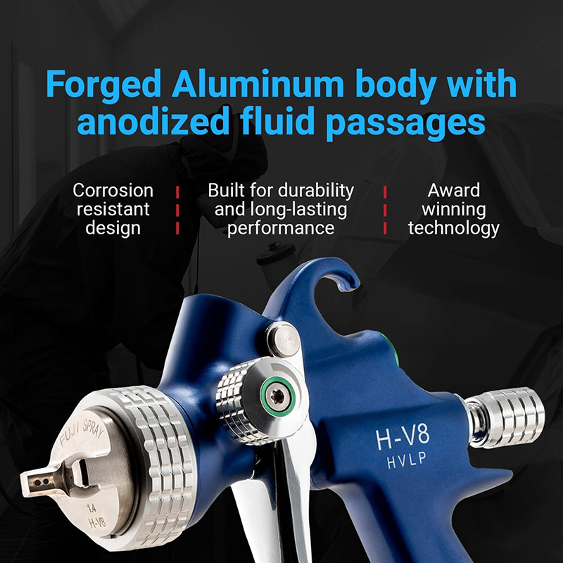 Fuji Spray H-V8™ HVLP Spray Gun with 600cc Nylon Cup | Aircraft